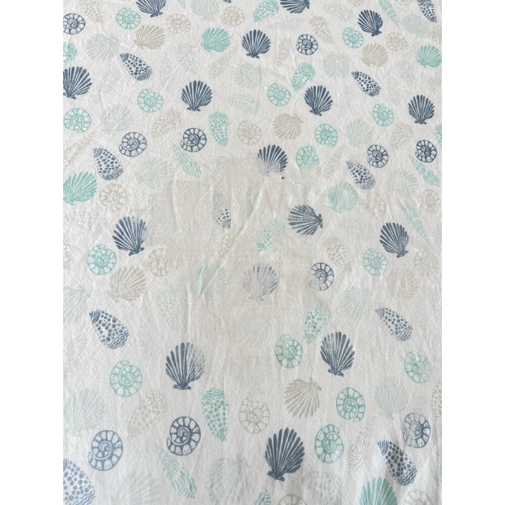 Set 3 Queen Sea Shell Flat Sheet + 2 Qu Pillowcases 60% PIMA COTTON Ocean Summer - Picture 14 of 14